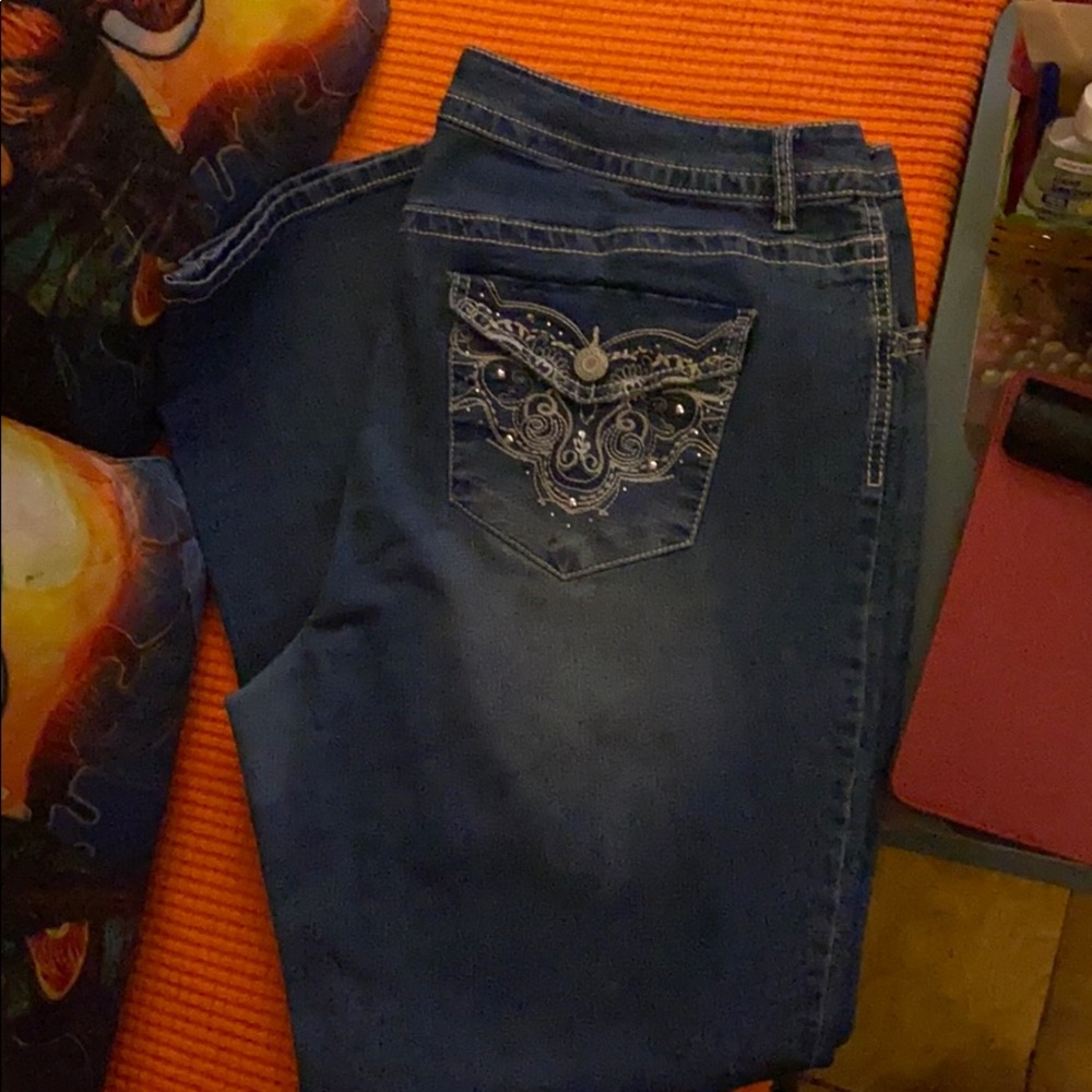 Faded glory straight leg jeans